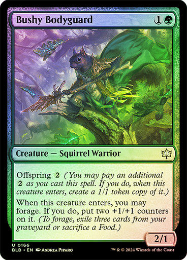 Bushy Bodyguard (blb) (166) / Foil