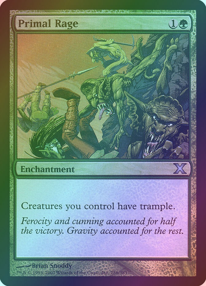 Primal Rage (10E) (286★) / Foil