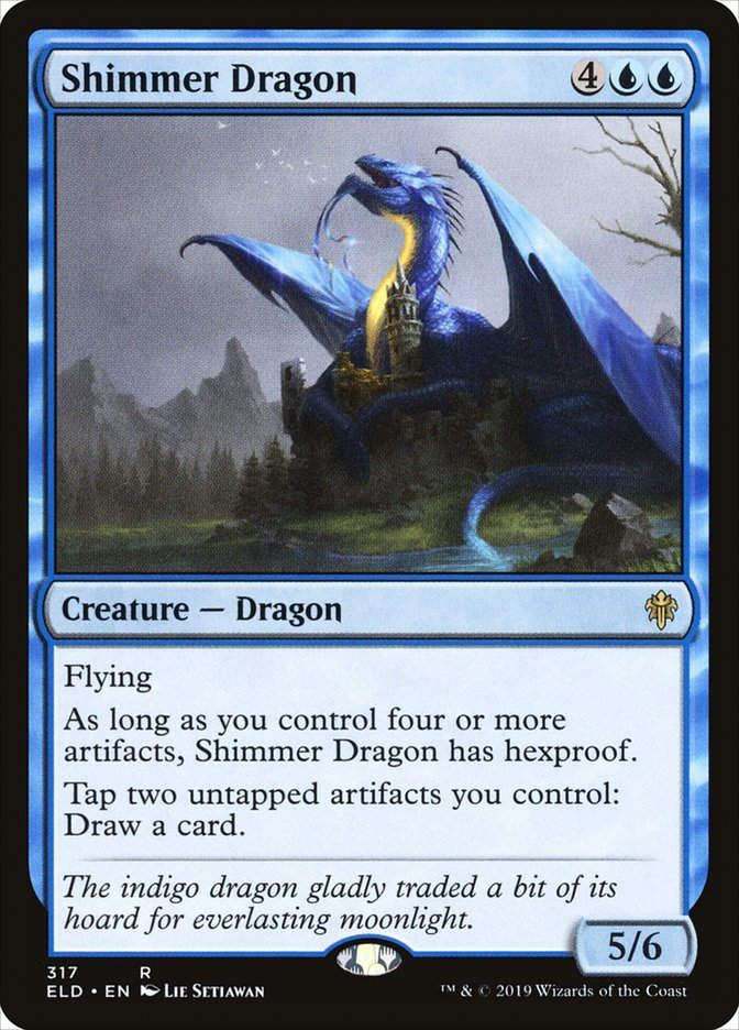 Shimmer Dragon (ELD) (317)