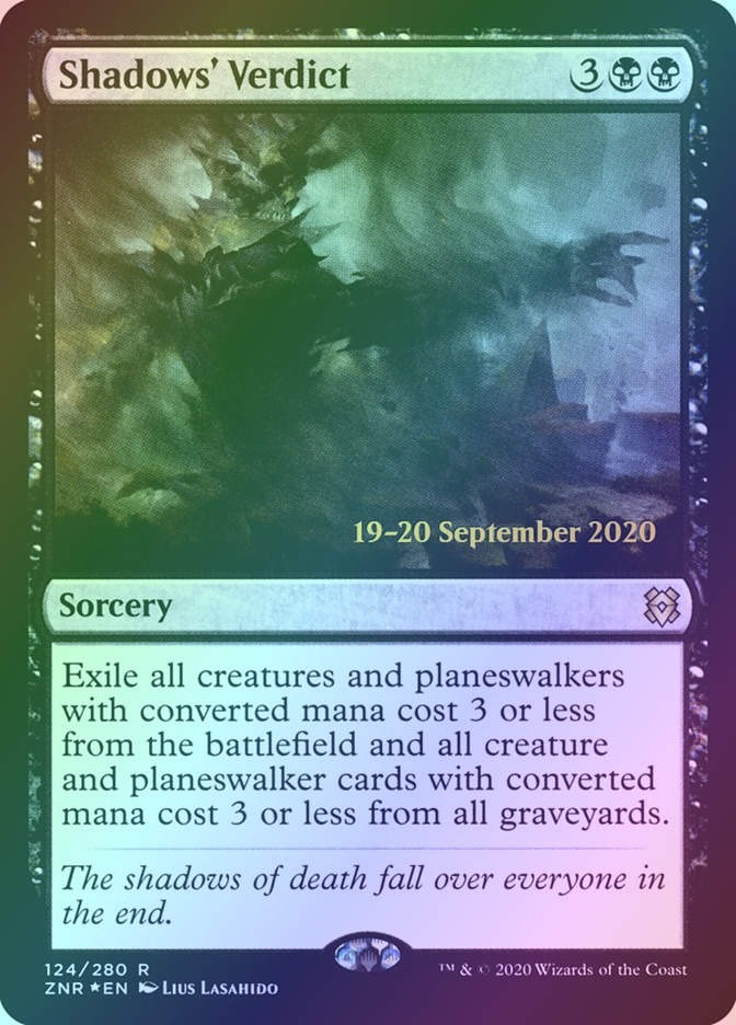 Shadows' Verdict (PZNR) (124s) / Foil