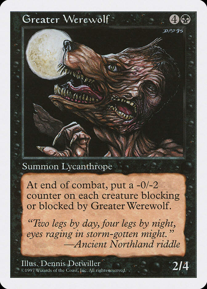 Greater Werewolf (5ED) (166)