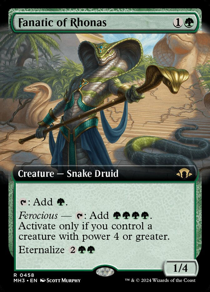 Fanatic of Rhonas (MH3) (458) / Extended Art