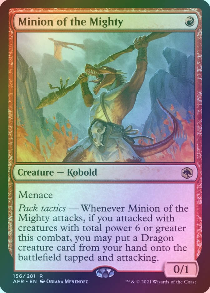 Minion of the Mighty (PAFR) (156p) / Foil