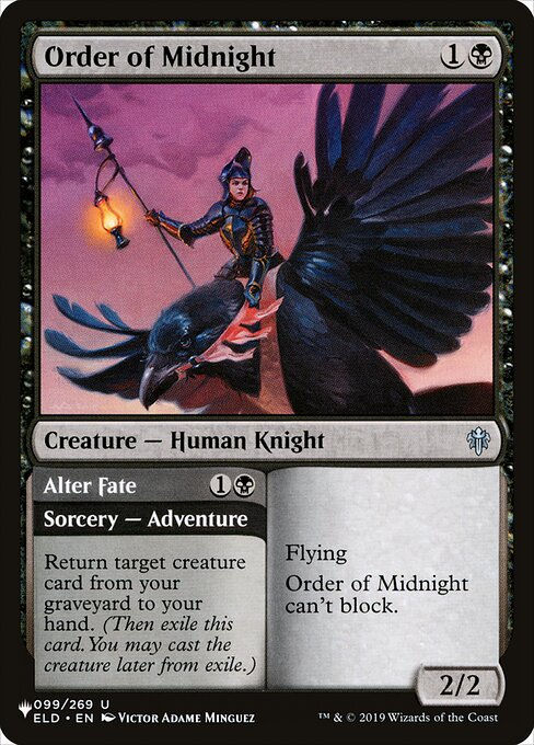Order of Midnight // Alter Fate (PLST) (ELD-99)