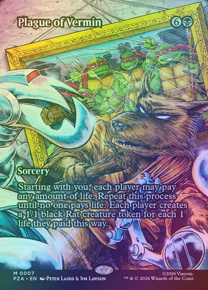 Plague of Vermin (PZA) (7) / Borderless / Foil