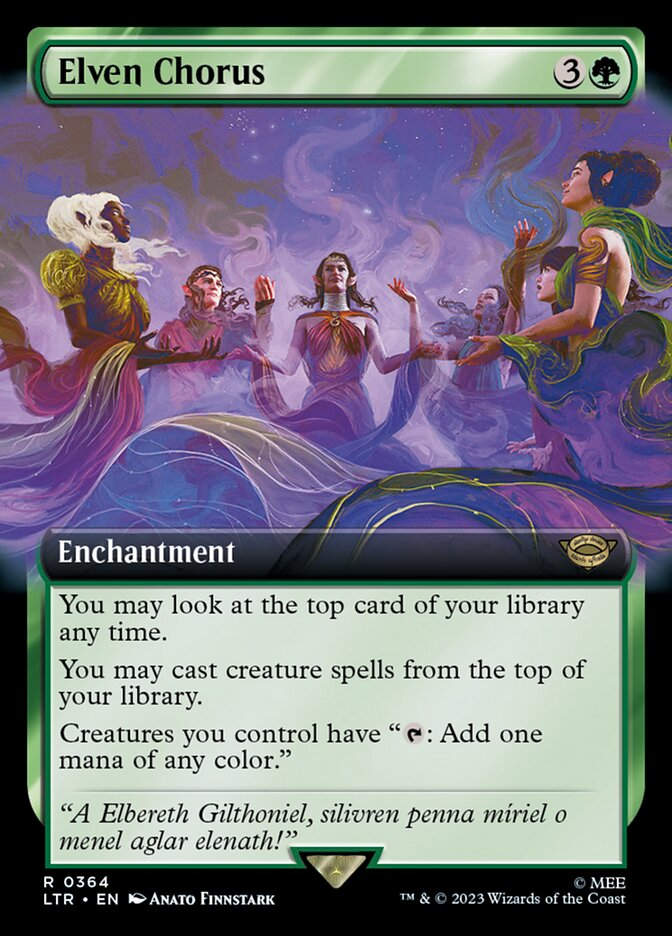 Elven Chorus (LTR) (364) / Extended Art