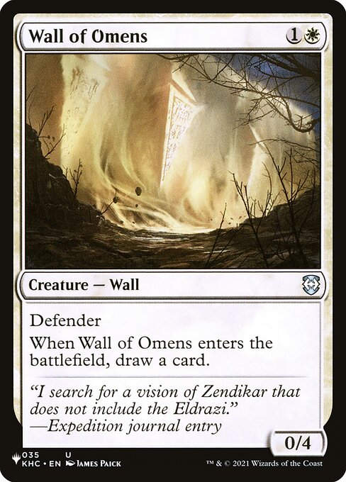 Wall of Omens (PLST) (KHC-35)