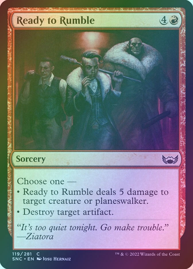Ready to Rumble (SNC) (119) / Foil