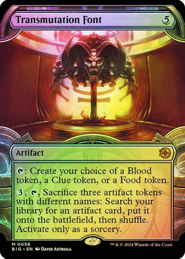 Transmutation Font (BIG) (58) / Showcase / Foil