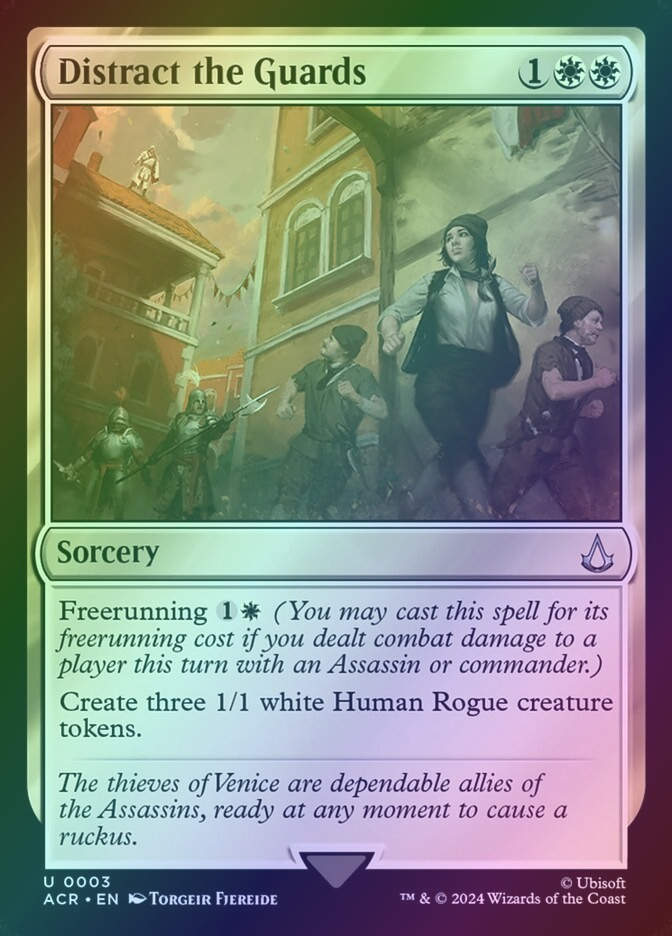 Distract the Guards (ACR) (3) / Foil
