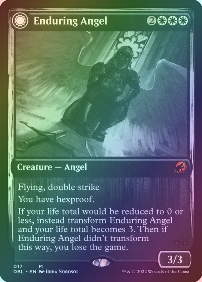 Enduring Angel // Angelic Enforcer (DBL) (17) / Foil