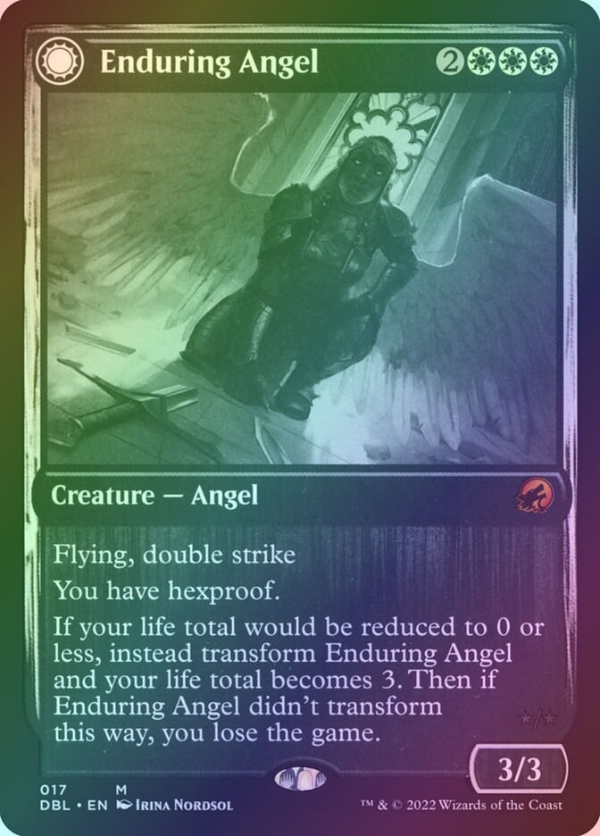 Enduring Angel // Angelic Enforcer (DBL) (17) / Foil — cara 1 de 2