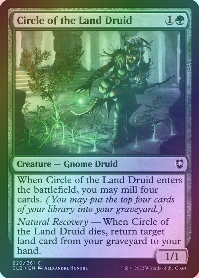 Circle of the Land Druid (CLB) (220) / Foil