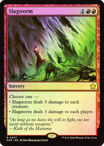 Slagstorm (FDN) (207) / Foil