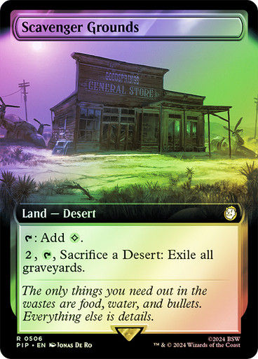 Scavenger Grounds (pip) (506) / Extended Art Foil