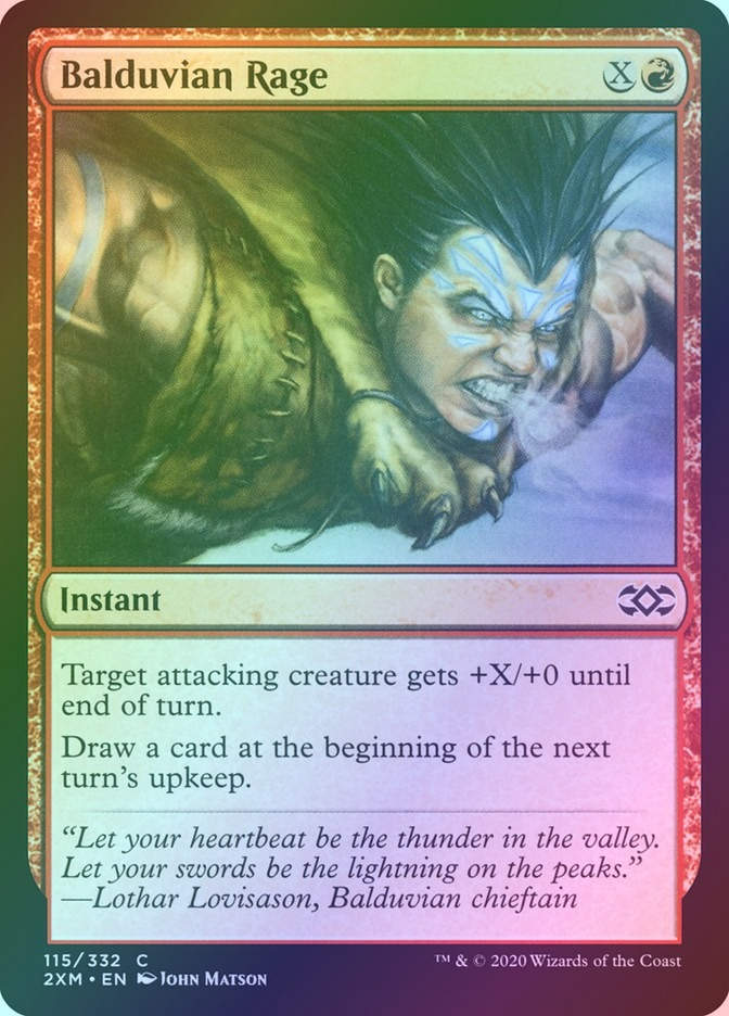 Balduvian Rage (2XM) (115) / Foil
