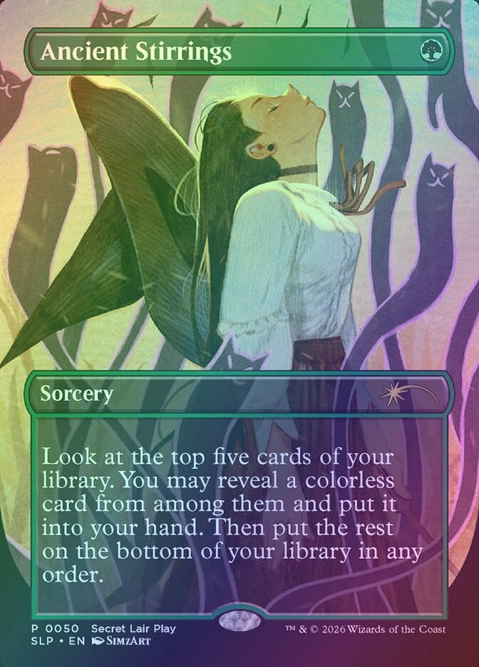 Ancient Stirrings (SLP) (50) / Borderless / Foil