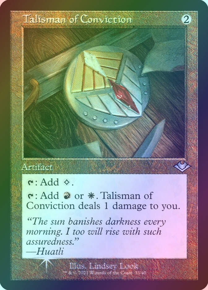 Talisman of Conviction (H1R) (33) / Foil