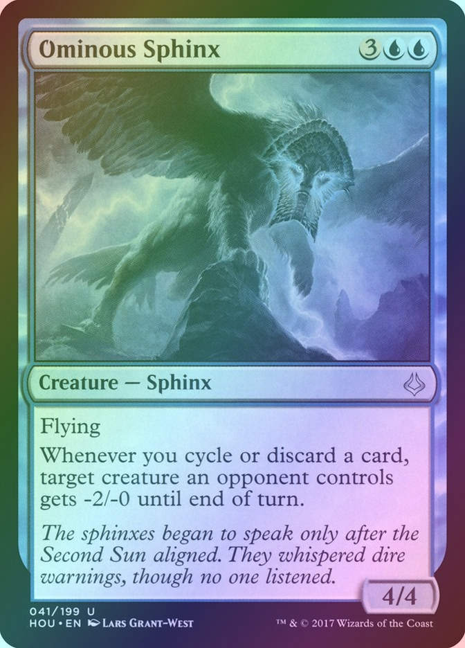 Ominous Sphinx (HOU) (41) / Foil