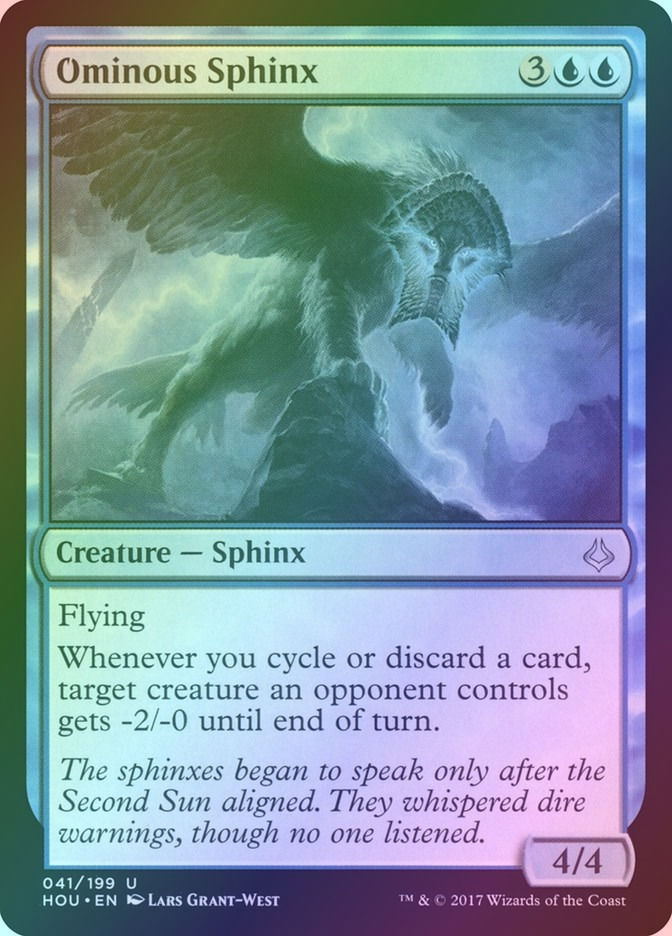 Ominous Sphinx (HOU) (41) / Foil
