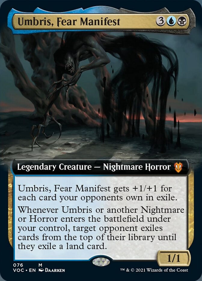Umbris, Fear Manifest (VOC) / Extended Art