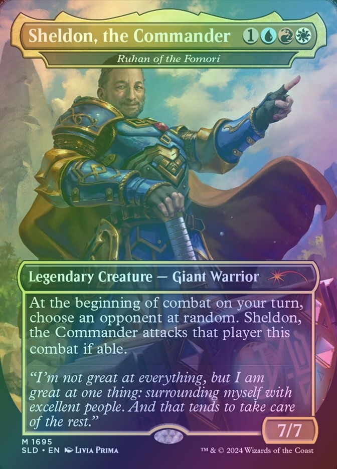 Ruhan of the Fomori (SLD) (1695) / Borderless / Foil