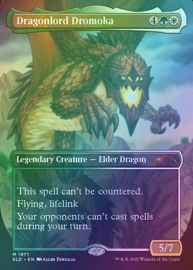 Dragonlord Dromoka // Dragonlord Dromoka (SLD) (1971) / Borderless / Foil