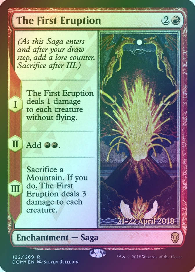 The First Eruption (PDOM) (122s) / Foil