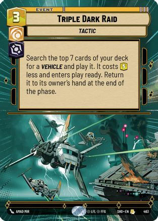 Triple Dark Raid (Hyperspace) (SHD_#463)