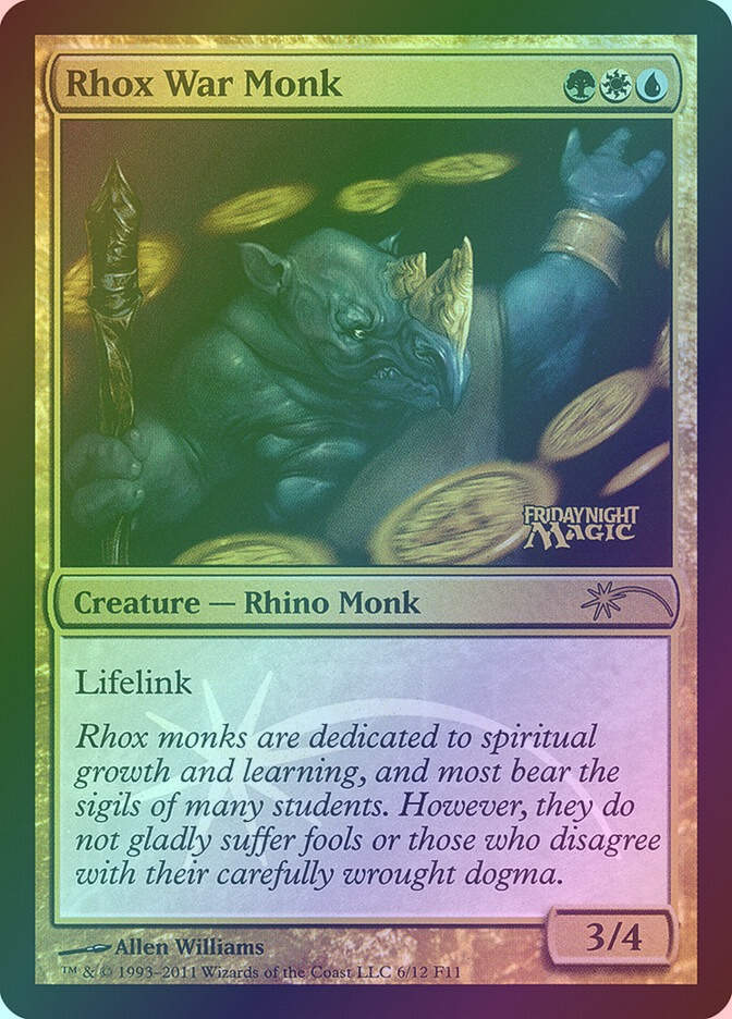 Rhox War Monk (F11) (6) / Foil