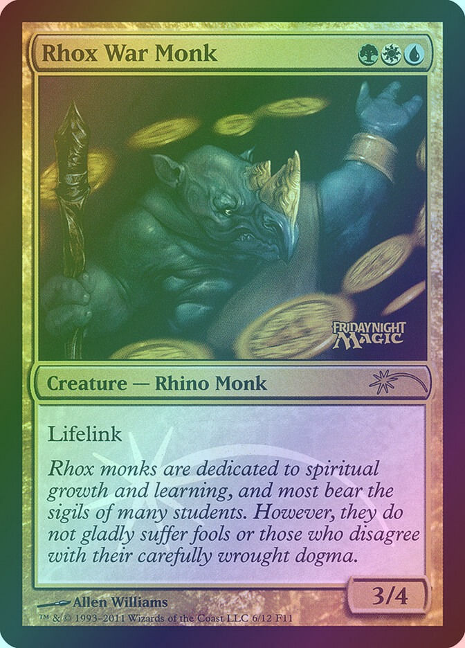 Rhox War Monk (F11) (6) / Foil