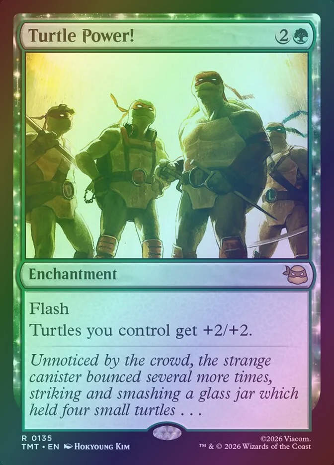 Turtle Power! (TMT) (135) / Foil