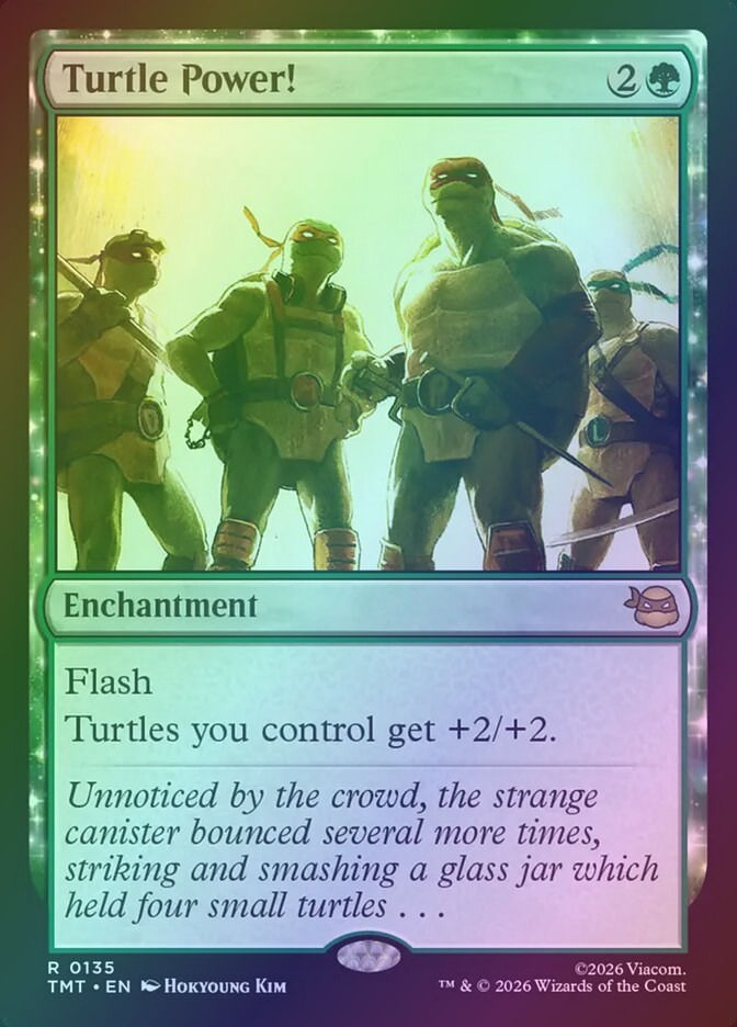 Turtle Power! (TMT) (135) / Foil