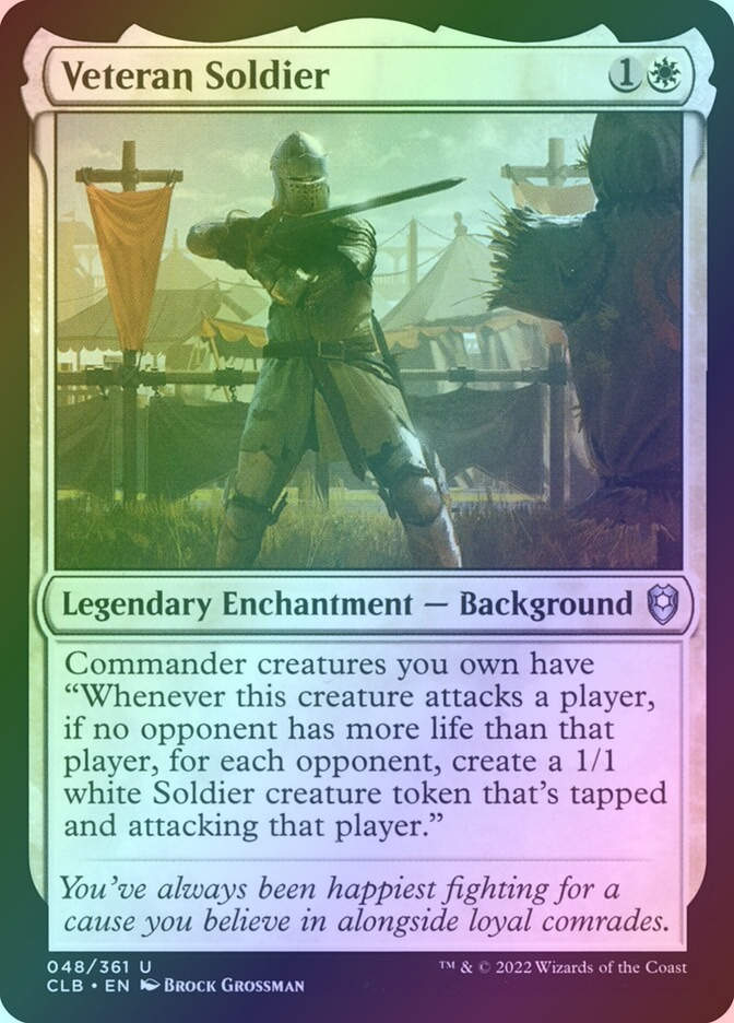Veteran Soldier (CLB) (48) / Foil