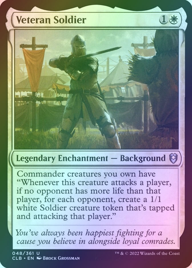 Veteran Soldier (CLB) (48) / Foil