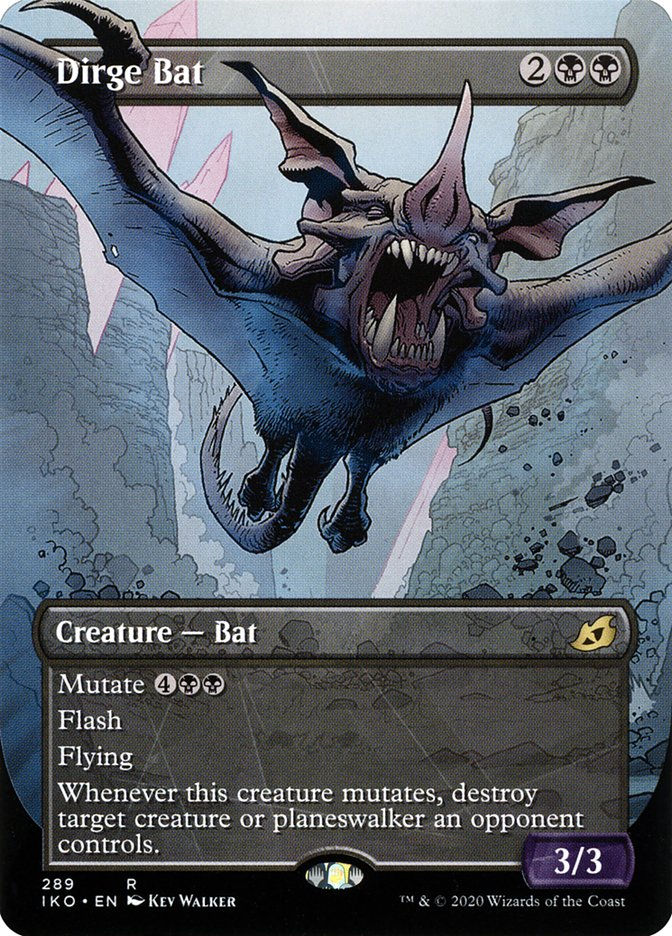 Dirge Bat (IKO) (289) / Borderless / Showcase