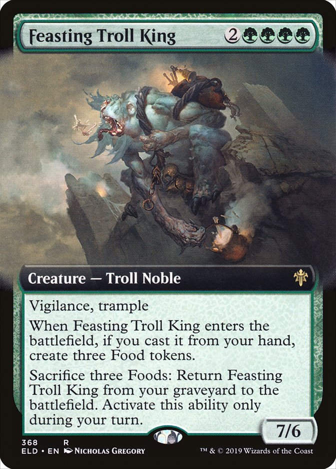 Feasting Troll King (ELD) (368) / Extended Art