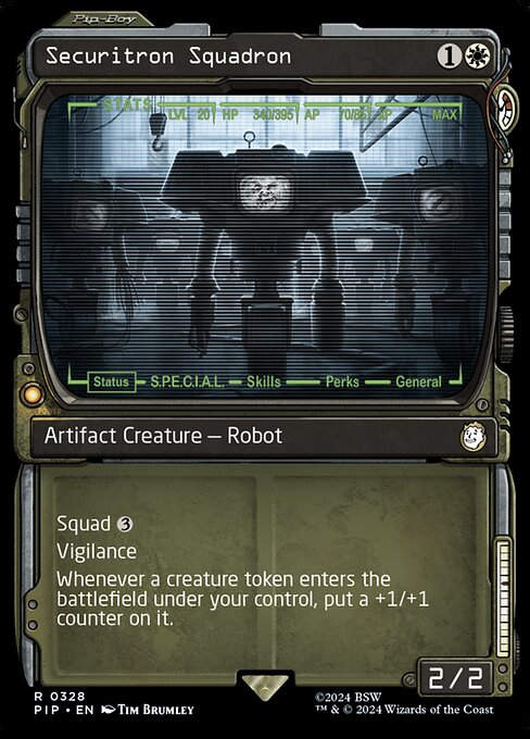 Securitron Squadron (pip) (328) / Showcase