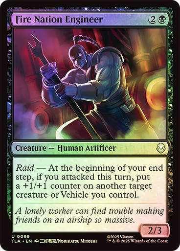 Fire Nation Engineer (TLA) (99) / Foil