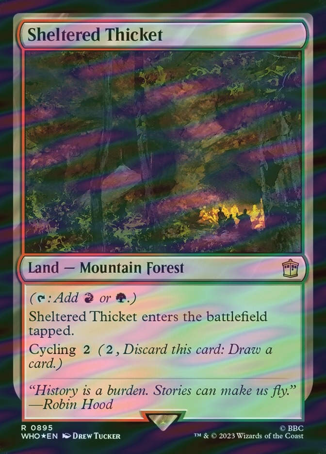 Sheltered Thicket (WHO) (895) / Surge Foil