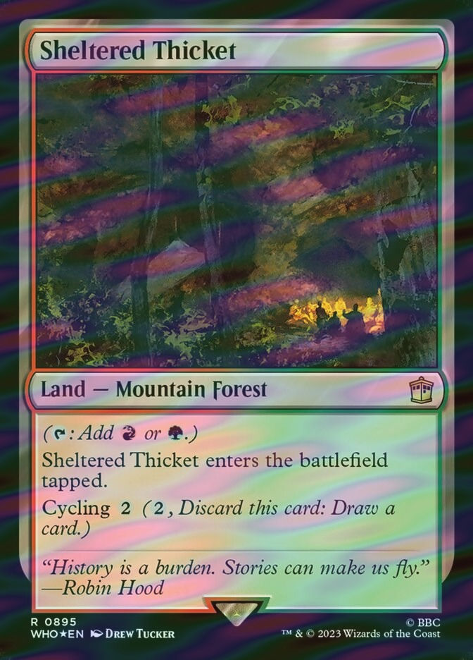 Sheltered Thicket (WHO) (895) / Surge Foil