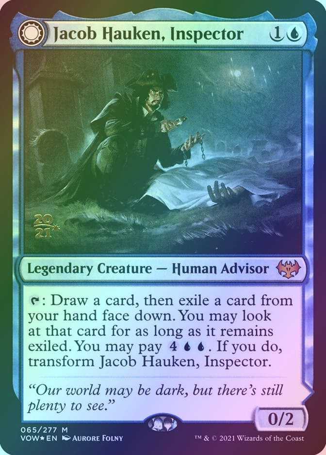 Jacob Hauken, Inspector // Hauken's Insight (PVOW) (65s) / Foil