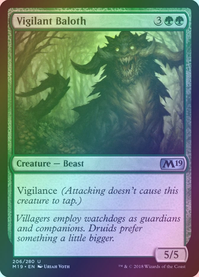 Vigilant Baloth (M19) (206) / Foil