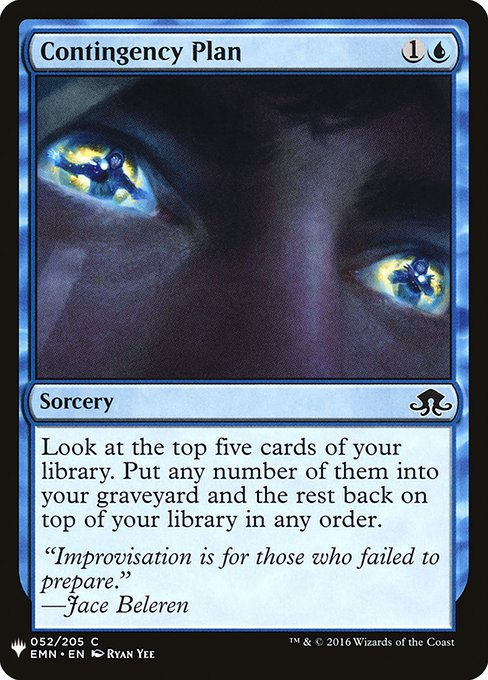 Contingency Plan (PLST) (EMN-52)