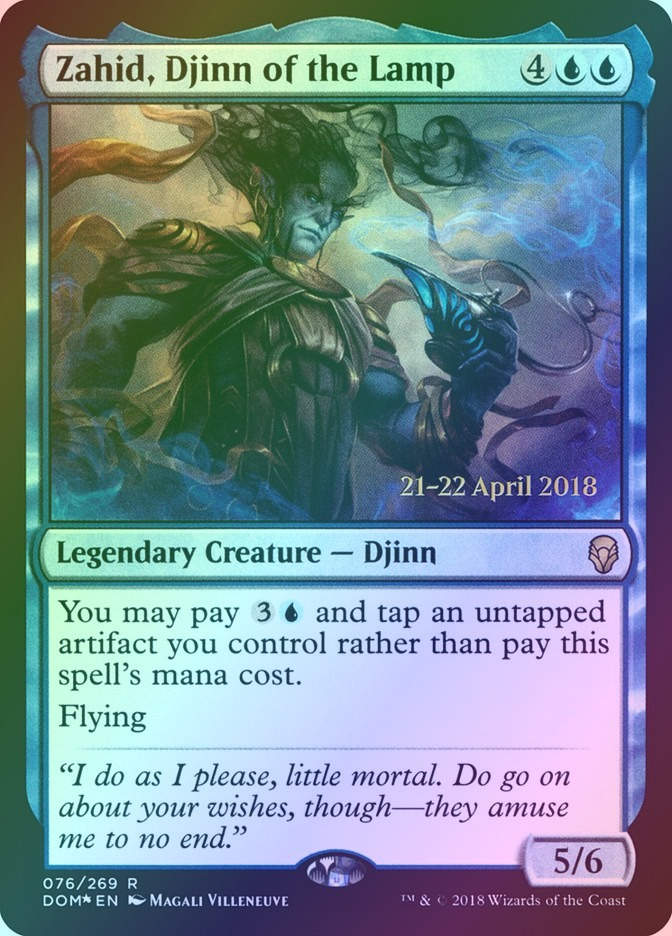 Zahid, Djinn of the Lamp (PDOM) (76s) / Foil