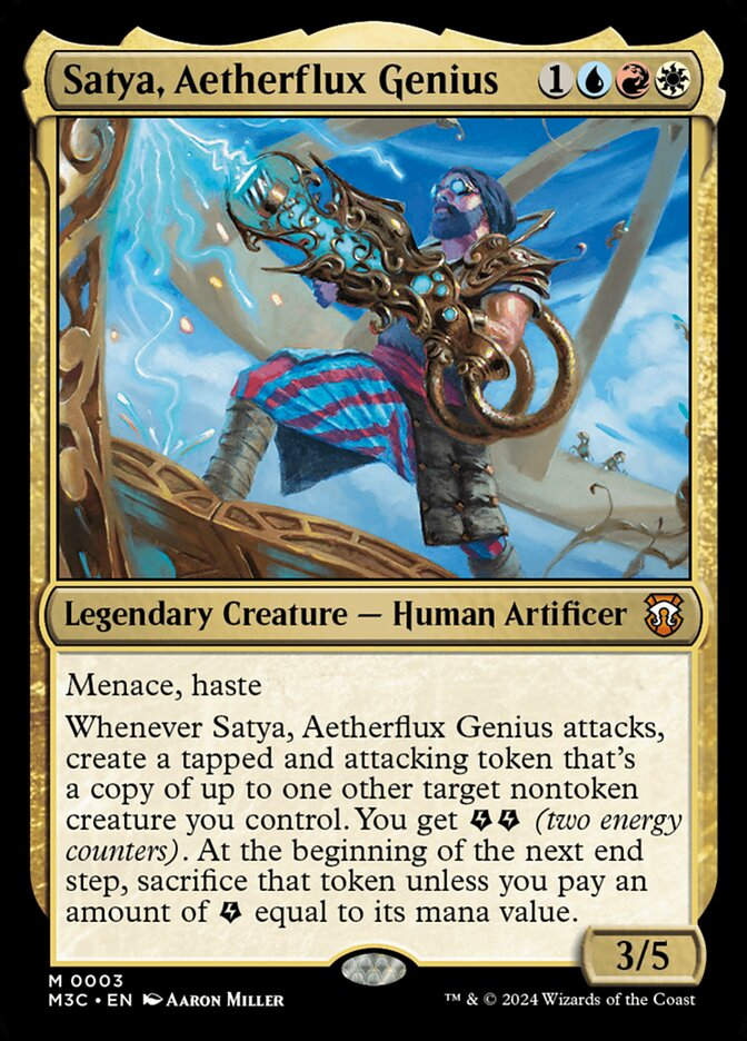 Satya, Aetherflux Genius (m3c) (3) / Non-Foil