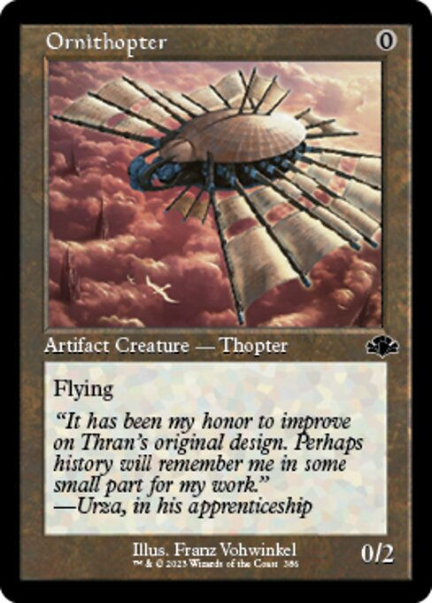 Ornithopter (DMR) / Showcase