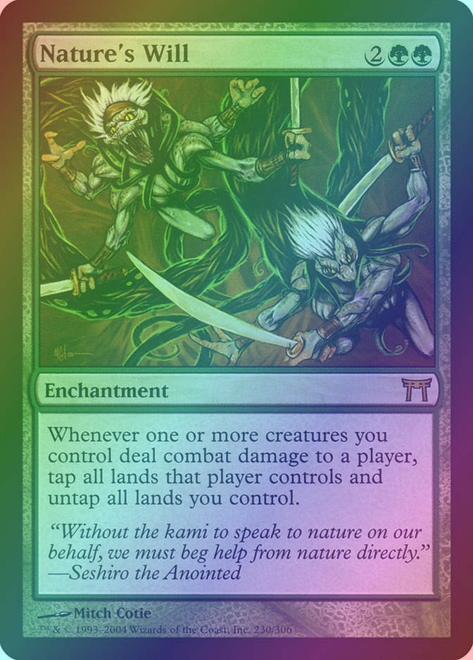 Nature's Will (CHK) (230) / Foil