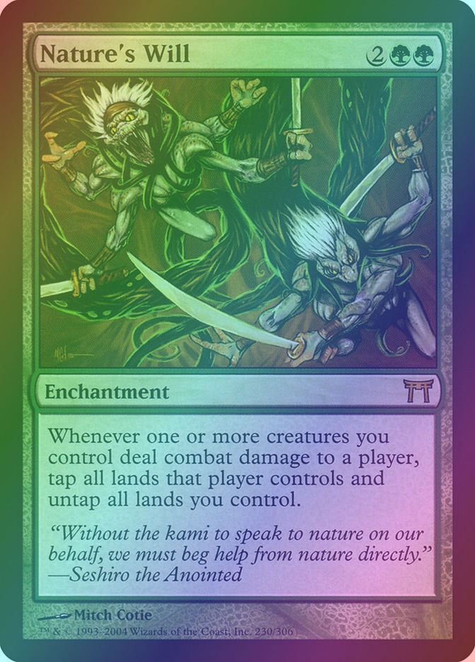 Nature's Will (CHK) (230) / Foil