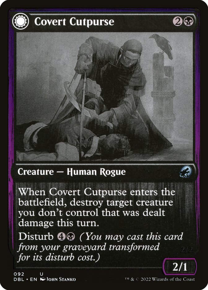 Covert Cutpurse // Covetous Geist (DBL) (92)